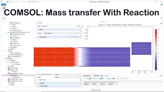 COMSOL: Mass Transfer With Reaction