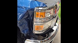 Rebuilding the front end of a wrecked 2015 Silverado LTZ