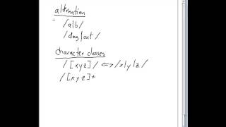 Alternation for regex