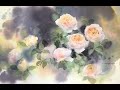 Watercolor Painting of Roses  #demo #watercolor #rose #flower #painting #水彩 #玫瑰#