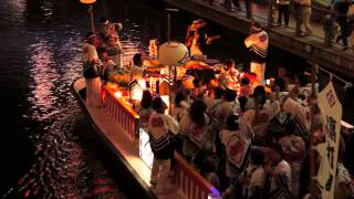 難波八阪神社 夏祭宵宮 船渡御 道頓堀川 2013年7月13日 4