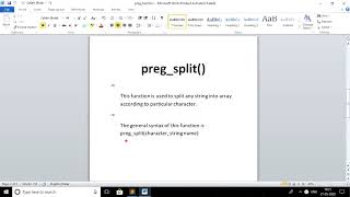 Preg_split() function in php| split function in php| php function| php programming|technical Shekhar