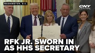 President Trump swears in Robert F. Kennedy Jr. as U.S. Health and Human Services Secretary