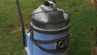 2000 Numatic wvd902 industrial wet dry vacuum first look before refurb