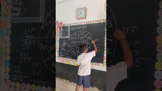 ଫେଡାଣ କରି ଖାଲି ଘର ଭର୍ତ୍ତି କରିବା #viral #school #childrens #learning #activity #blackboard #math