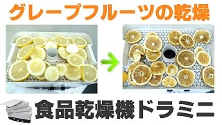 [ドライフルーツ]ドライグレープフルーツの作り方｜食品乾燥機ドラミニ