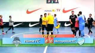 Hume v Metropolitan, 2012 R4,VLP, 'Futsal' 'League, Futbol Sala Liga, Futsal Skills '