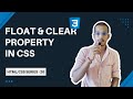 CSS Tutorial | Float & Clear Property | HTML CSS Tutorial | #20