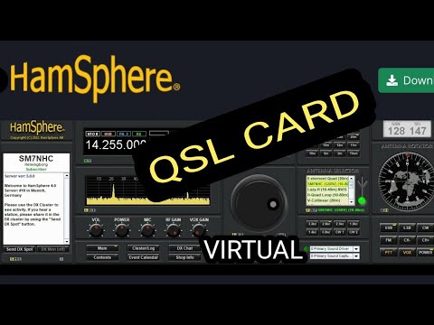 Hamsphere Log Book Cluster Edit Qsl Card Send Youtube