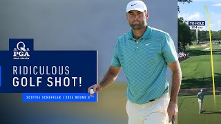 Scottie Scheffler Leads After Crazy Eagle on Par 4! | 2025 Championship