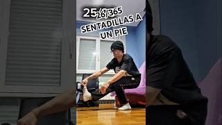 🦵🔥Dia 26/365 haciendo una cuclilla con un pie por cada dia que pase#reto #sentadilla #Pistolsquat