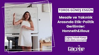 Toros Güneş Esgün - Mesafe ve Yakınlık Arasında Etik-Politik Gerilimler: Honneth \u0026 Illouz