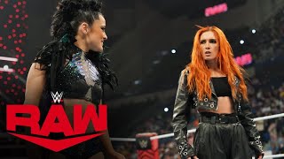 Lyra Valkyria helps Becky Lynch fight Damage CTRL as Liv Morgan exits: Raw highl