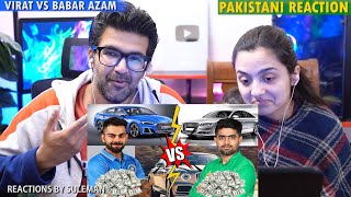 Pakistani Couple Reacts To Babar Azam Vs Virat Kohli Comparison | Cars Collection | Net worth | 2022