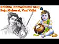 krishna janmashtami 2023 puja muhurat vrat vidhi fasting u0026 significance of gokulashtami