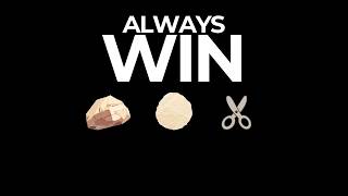 Never lose Rock Paper Scissors Again---The Game Theory.