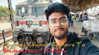 Chennai Egmore To Bhubaneswar, Odisha.20895 Bbsr Sf Exp. #travelwithkoushik #travelvlog #trainlover