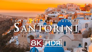 SANTORINI, Greece 🇬🇷 in 8K Ultra HD 60FPS Video by Drone