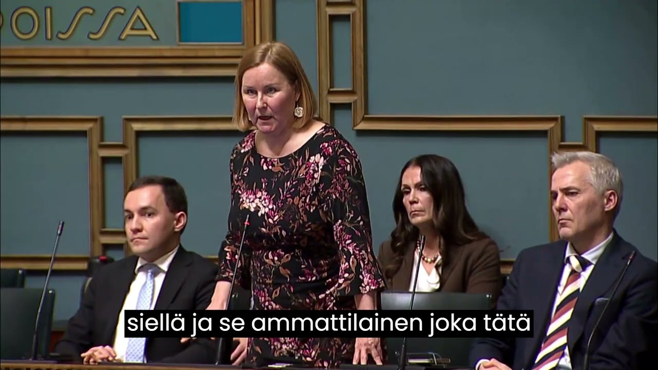 Kyselytunti 22 2 2024 Ministeri Juuson Vastaus Ed Harkimolle - YouTube