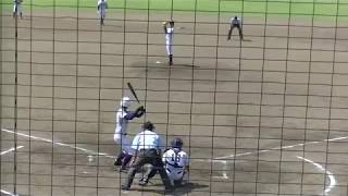 2018　夏　高校野球　南福岡大会　東福岡　野濱選手同点タイムリー