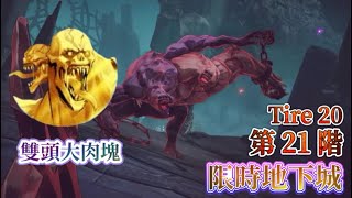 《我獨自升級:ARISE》【限時地下城】第21階 T20 雙頭食人魔