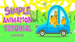 Procreate｜Simple Car Animation｜Tutorial for Beginners