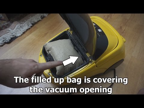 How to increase suction power of a bagged vacuum cleaner How to increase suction power of a bagged vacuum cleaner