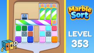 Marble Sort Level 353 Walkthrough Solution