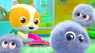 Dust in the House | Clean Up Song | Good Habits for Kids | Nursery Rhymes | Kids Songs | BabyBus