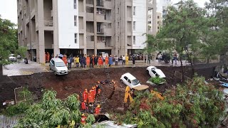 At least 15 killed in wall collapse following heavy rains in Pune