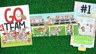 Intro to Tiny Sports Friends, Stadium Seating and Giant Go Team + 3 cards from start to finish