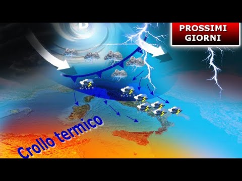 METEO: ARRIVO DI ARIA FRESCA ENTRO FINE MESE!! CROLLA L'ESTATE!! - YouTube