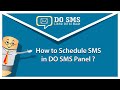 How to Schedule SMS in DO SMS | VK SOFT