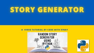 Random story Generator in python | python project for beginners |