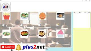 Restaurant Management script using Tkinter to generate bills based on selection of item and quantity