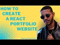 How to build a Portfolio Website using React JS (vite) & Tailwindcss #howto #reactjs