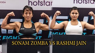 SONAM ZOMBA VS RASHMI JAIN mfn 13 full fight || MMA Revolution india