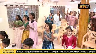 பரலோக ஆராதனை | Heavenly worship | Kalpakkam AG Church || Rev.J. James Alaman | 09.10.2024