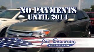 Joe Bowman Auto Plaza, October Specials and Promotions