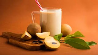 Sapota milkshake | சப்போட்டா மில்க் ஷேக் | Chickoo milkshake | Benefits of sapota fruit