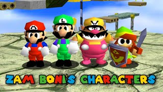 🍄 Super Mario 64 PC Port - Zam Boni's Characters v1.02.2