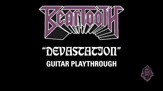 Beartooth - Devastation (Official Guitar Playthrough)