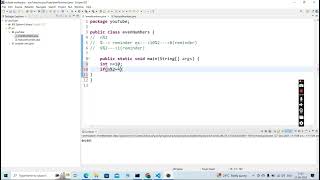Even Odd Number in java program|| eclipse