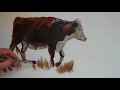 ten minute cow painting tutorial