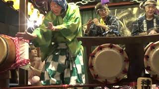 拝島日吉神社秋季例大祭榊祭り(宵宮)奈賀町囃子連   2023