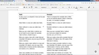 Java Programming 1 - Class, Objects, Methods - Lecture