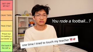WHY ARE YOU COMMITTING CRIMES 😭|Ranking YOUR Most Downbad Confessions