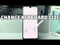 Galaxy A16: How To Change Keyboard Size Samsung