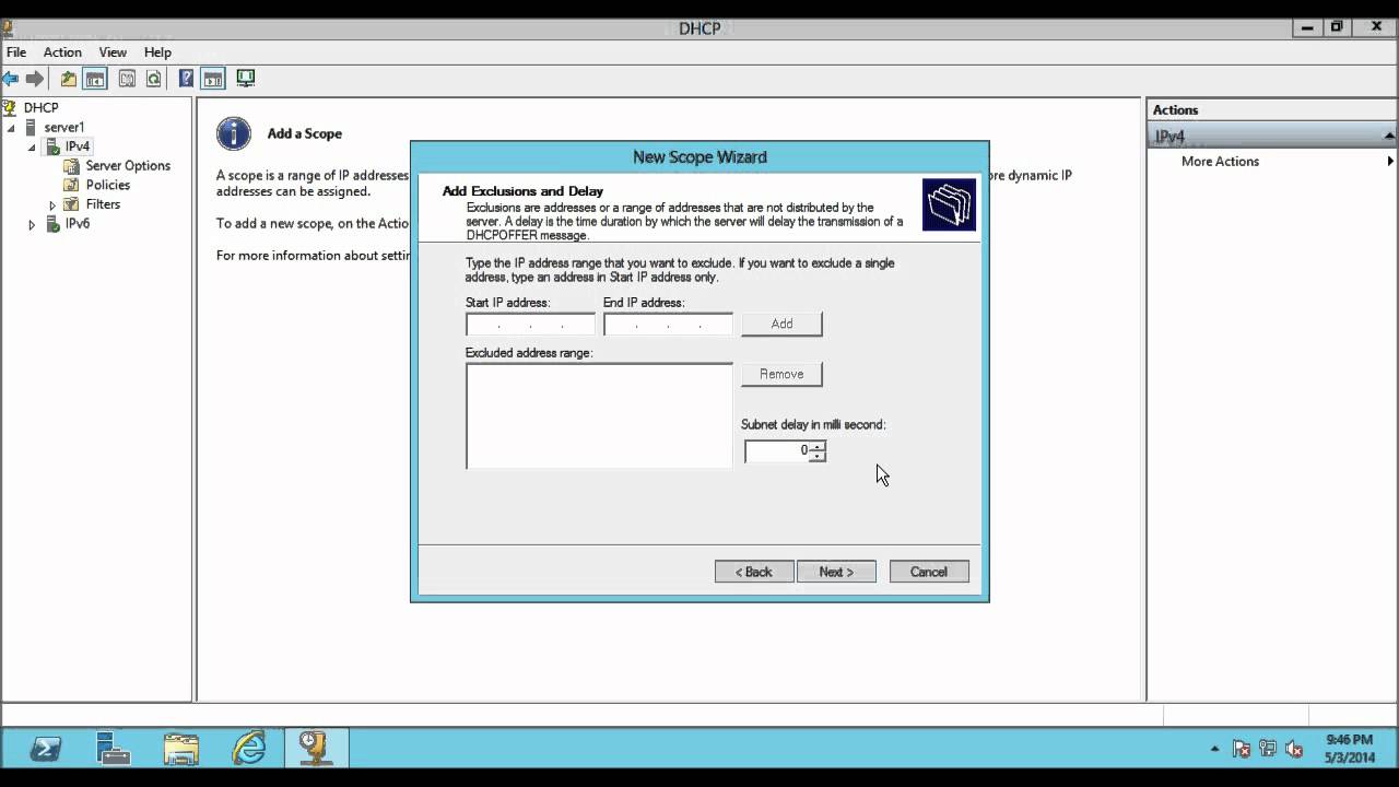 How To Install And Configure DHCP Server On Windows Server 2012 - YouTube