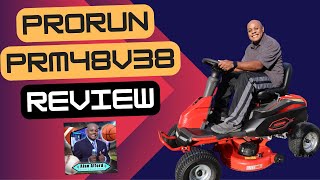 PRORUN REVIEW & UNBOXING PRM48V38 Battery Powered Lawn Mower by Alan Alford Sports Talk Show!!!